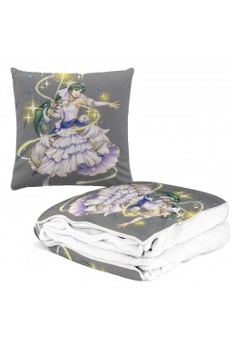 Custom Anime 2 IN 1 Travel Blanket And Pillow Set Nintendo Fire Emblem Lyndis 38x38cm/150x180cm