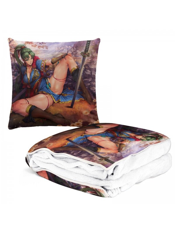 Tap Anime 2 IN 1 Travel Blanket And Pillow Set Nintendo Fire Emblem Lyndis 38x38cm/150x180cm