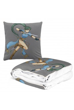 Wholesale Anime 2 IN 1 Travel Blanket And Pillow Set Nintendo Fire Emblem Lyndis 38x38cm/150x180cm