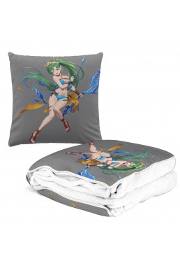 Welcome Anime 2 IN 1 Travel Blanket And Pillow Set Nintendo Fire Emblem Lyndis 38x38cm/150x180cm