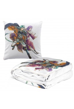 Best Anime 2 IN 1 Travel Blanket And Pillow Set Nintendo Fire Emblem Lyon 38x38cm/150x180cm