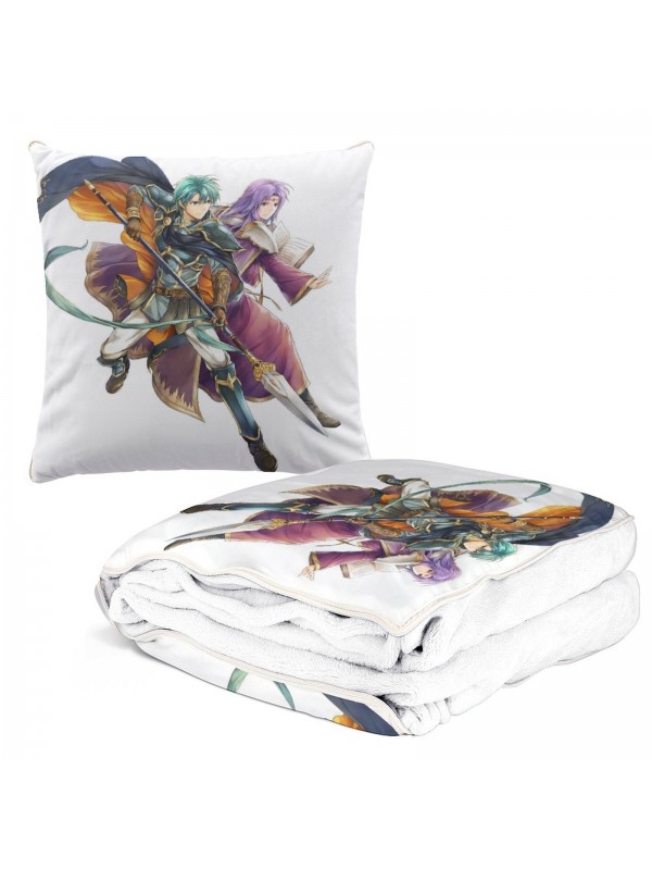Best Anime 2 IN 1 Travel Blanket And Pillow Set Nintendo Fire Emblem Lyon 38x38cm/150x180cm