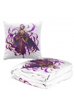 New Anime 2 IN 1 Travel Blanket And Pillow Set Nintendo Fire Emblem Lyon 38x38cm/150x180cm