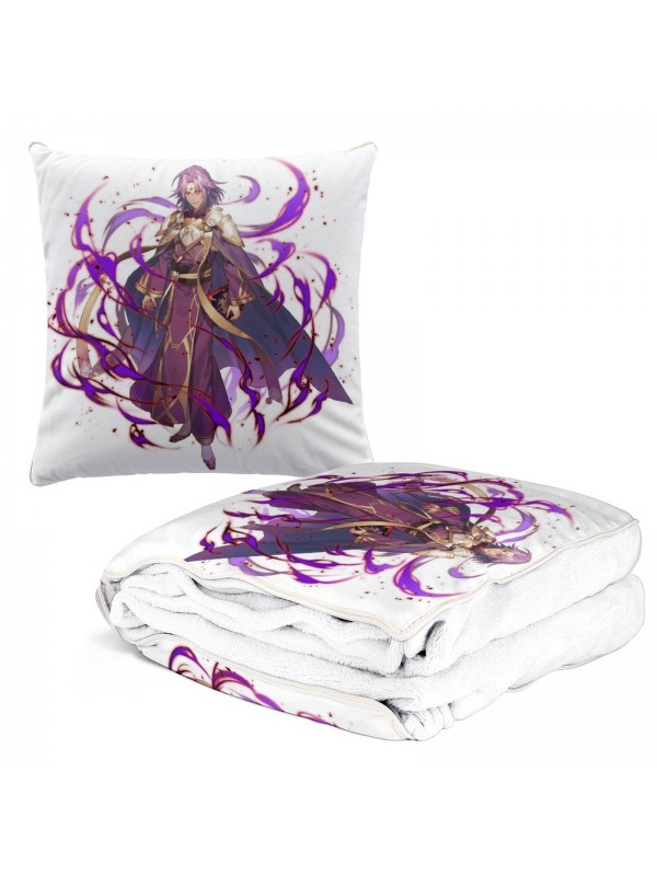 New Anime 2 IN 1 Travel Blanket And Pillow Set Nintendo Fire Emblem Lyon 38x38cm/150x180cm
