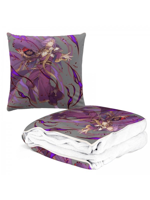 Cheap Anime 2 IN 1 Travel Blanket And Pillow Set Nintendo Fire Emblem Lyon 38x38cm/150x180cm
