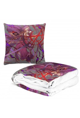 Fashion Anime 2 IN 1 Travel Blanket And Pillow Set Nintendo Fire Emblem Lyon 38x38cm/150x180cm