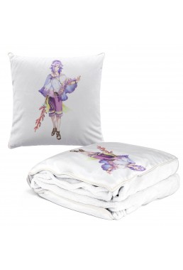 2023 Anime 2 IN 1 Travel Blanket And Pillow Set Nintendo Fire Emblem Lyon 38x38cm/150x180cm