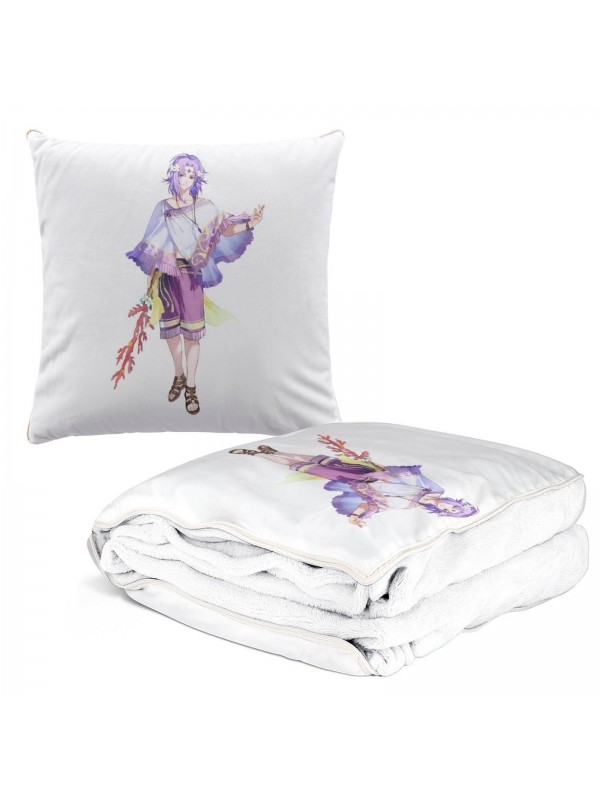 2023 Anime 2 IN 1 Travel Blanket And Pillow Set Nintendo Fire Emblem Lyon 38x38cm/150x180cm