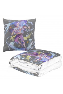 Funny Anime 2 IN 1 Travel Blanket And Pillow Set Nintendo Fire Emblem Lyon 38x38cm/150x180cm