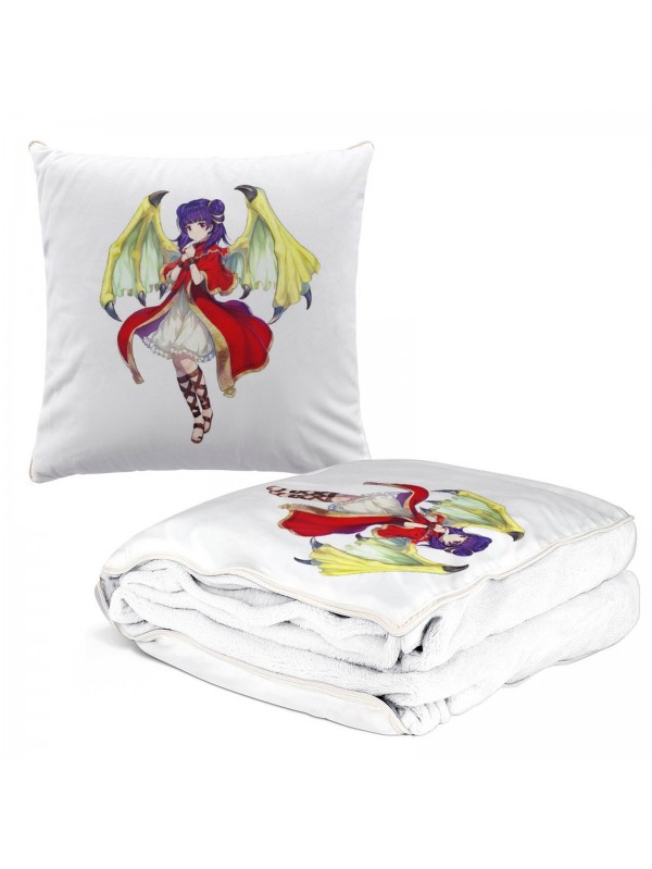 Custom Anime 2 IN 1 Travel Blanket And Pillow Set Nintendo Fire Emblem Myrrh 38x38cm/150x180cm