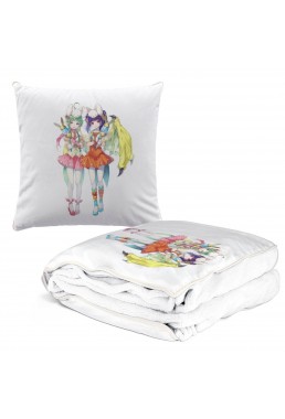 Wholesale Anime 2 IN 1 Travel Blanket And Pillow Set Nintendo Fire Emblem Myrrh 38x38cm/150x180cm