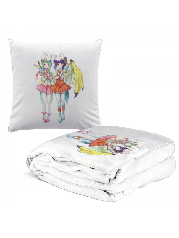 Wholesale Anime 2 IN 1 Travel Blanket And Pillow Set Nintendo Fire Emblem Myrrh 38x38cm/150x180cm