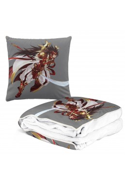 Personalised Anime 2 IN 1 Travel Blanket And Pillow Set Nintendo Fire Emblem Ryoma 38x38cm/150x180cm