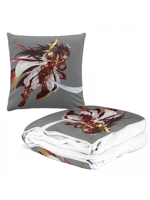 Personalised Anime 2 IN 1 Travel Blanket And Pillow Set Nintendo Fire Emblem Ryoma 38x38cm/150x180cm