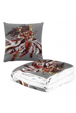 Limited Edition Anime 2 IN 1 Travel Blanket And Pillow Set Nintendo Fire Emblem Ryoma 38x38cm/150x180cm