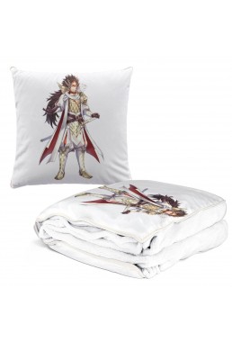 Soft Anime 2 IN 1 Travel Blanket And Pillow Set Nintendo Fire Emblem Ryoma 38x38cm/150x180cm