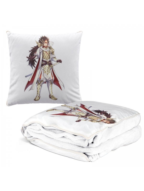 Soft Anime 2 IN 1 Travel Blanket And Pillow Set Nintendo Fire Emblem Ryoma 38x38cm/150x180cm