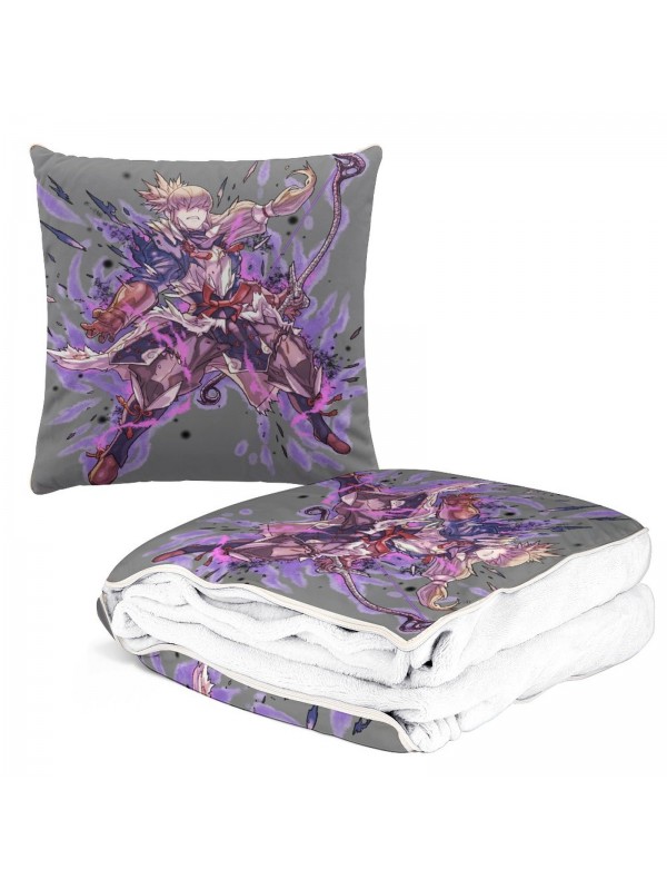 Custom Anime 2 IN 1 Travel Blanket And Pillow Set Nintendo Fire Emblem Takumi 38x38cm/150x180cm