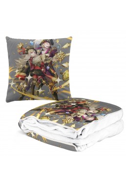 Hot Sale Anime 2 IN 1 Travel Blanket And Pillow Set Nintendo Fire Emblem Xander 38x38cm/150x180cm