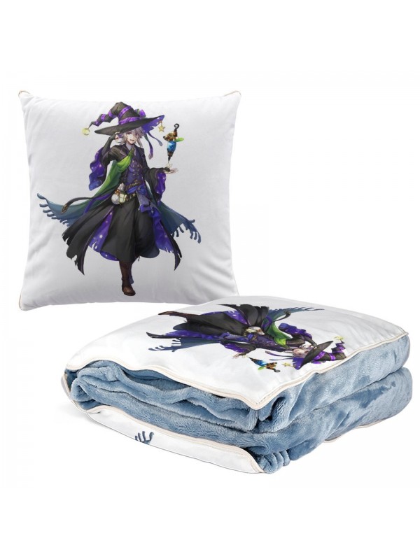 Best Anime 2 IN 1 Travel Blanket And Pillow Set Nintendo Fire Emblem kamui 38x38cm/150x180cm