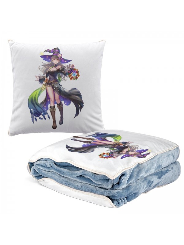 2023 Anime 2 IN 1 Travel Blanket And Pillow Set Nintendo Fire Emblem kamui 38x38cm/150x180cm