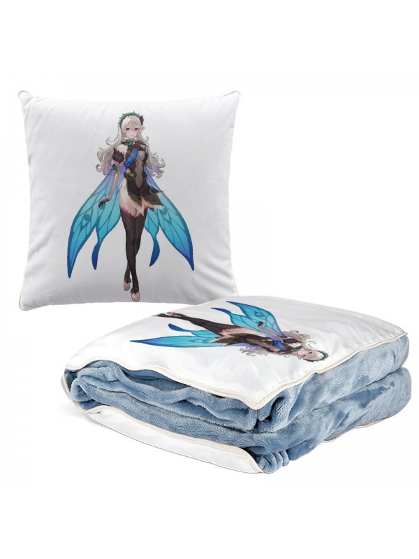 Custom Anime 2 IN 1 Travel Blanket And Pillow Set Nintendo Fire Emblem kamui 38x38cm/150x180cm