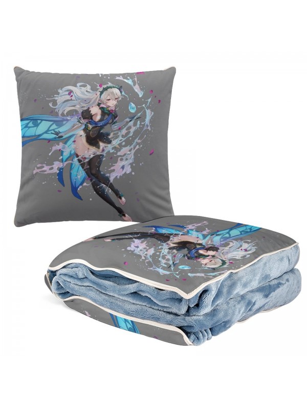 Coolest Anime 2 IN 1 Travel Blanket And Pillow Set Nintendo Fire Emblem kamui 38x38cm/150x180cm
