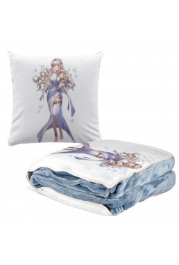 Best Anime 2 IN 1 Travel Blanket And Pillow Set Nintendo Fire Emblem kamui 38x38cm/150x180cm
