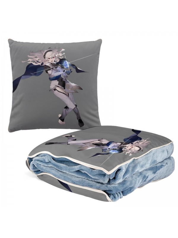 New Anime 2 IN 1 Travel Blanket And Pillow Set Nintendo Fire Emblem kamui 38x38cm/150x180cm