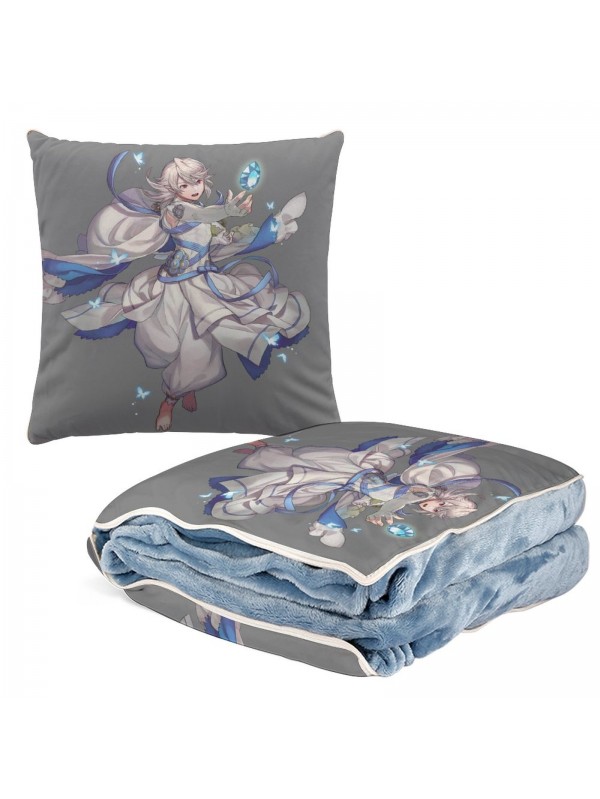 2023 Anime 2 IN 1 Travel Blanket And Pillow Set Nintendo Fire Emblem kamui 38x38cm/150x180cm