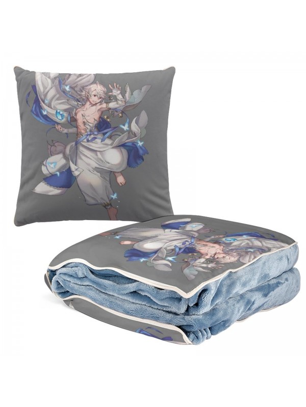 Funny Anime 2 IN 1 Travel Blanket And Pillow Set Nintendo Fire Emblem kamui 38x38cm/150x180cm
