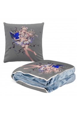 Coolest Anime 2 IN 1 Travel Blanket And Pillow Set Nintendo Fire Emblem kamui 38x38cm/150x180cm