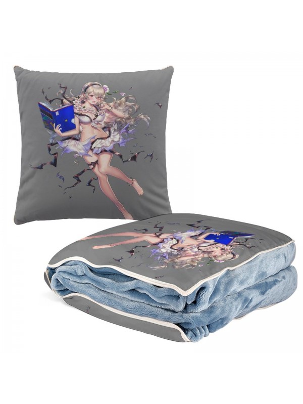 Coolest Anime 2 IN 1 Travel Blanket And Pillow Set Nintendo Fire Emblem kamui 38x38cm/150x180cm