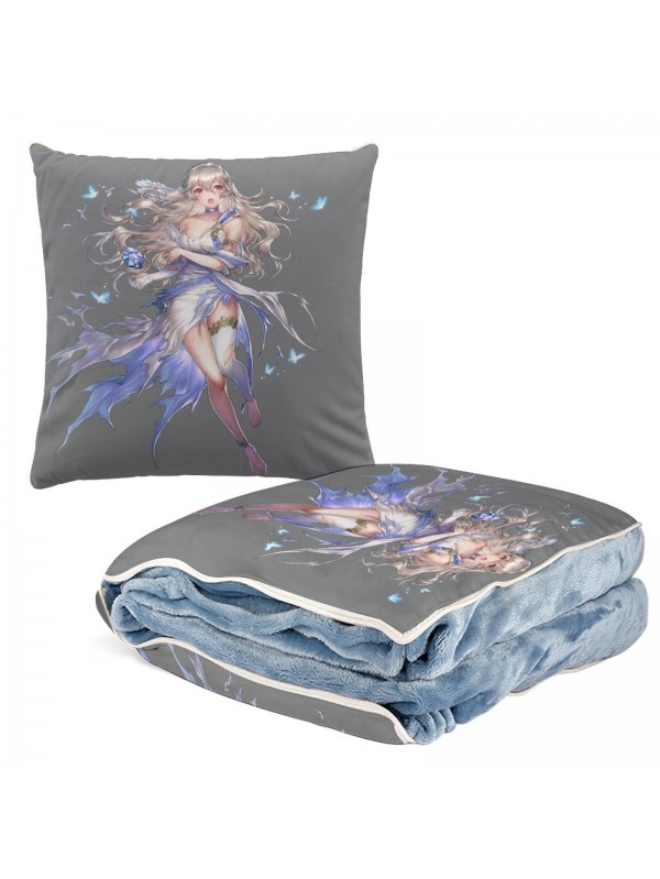 Tap Anime 2 IN 1 Travel Blanket And Pillow Set Nintendo Fire Emblem kamui 38x38cm/150x180cm