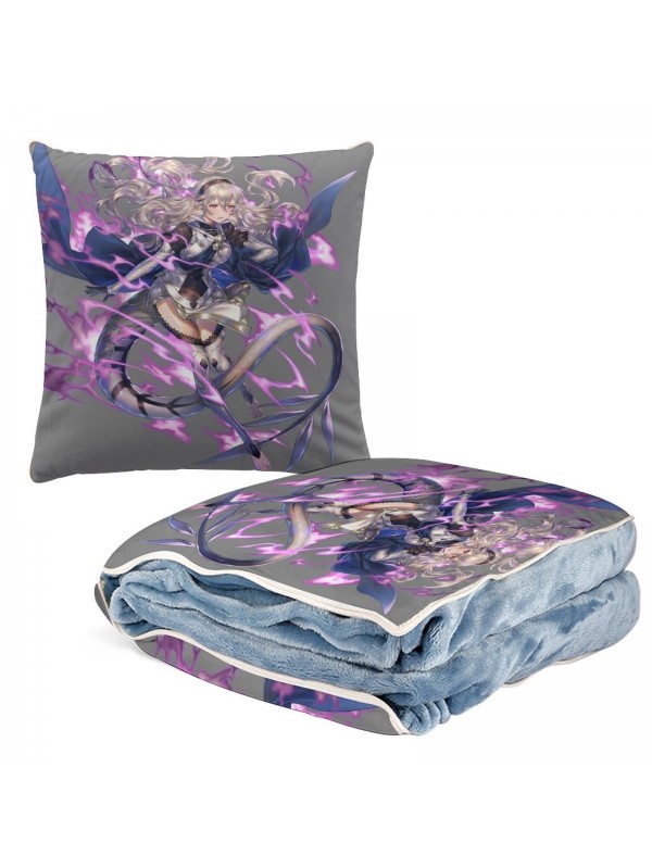 Wholesale Anime 2 IN 1 Travel Blanket And Pillow Set Nintendo Fire Emblem kamui 38x38cm/150x180cm