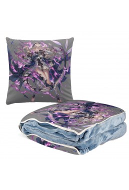 Special Anime 2 IN 1 Travel Blanket And Pillow Set Nintendo Fire Emblem kamui 38x38cm/150x180cm
