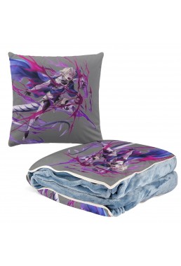 Hot Sale Anime 2 IN 1 Travel Blanket And Pillow Set Nintendo Fire Emblem kamui 38x38cm/150x180cm