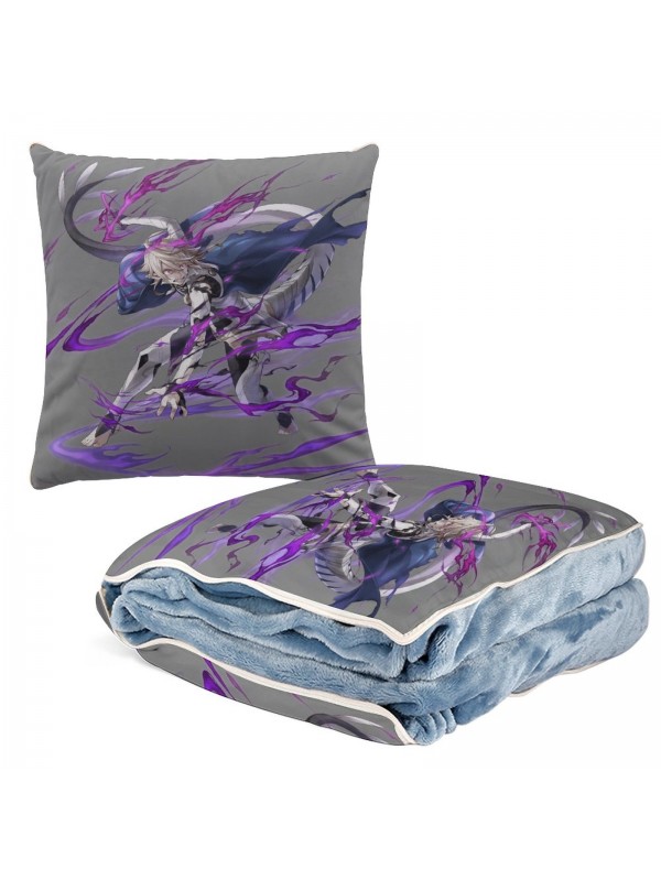 Unique Anime 2 IN 1 Travel Blanket And Pillow Set Nintendo Fire Emblem kamui 38x38cm/150x180cm