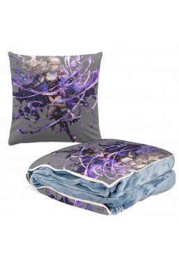 Limited Edition Anime 2 IN 1 Travel Blanket And Pillow Set Nintendo Fire Emblem kamui 38x38cm/150x180cm