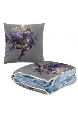 Premium Anime 2 IN 1 Travel Blanket And Pillow Set Nintendo Fire Emblem kamui 38x38cm/150x180cm