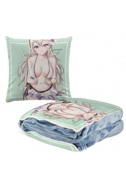 High Quality Anime 2 IN 1 Travel Blanket And Pillow Set Nintendo Fire Emblem kamui 38x38cm/150x180cm