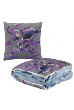 Soft Anime 2 IN 1 Travel Blanket And Pillow Set Nintendo Fire Emblem kamui 38x38cm/150x180cm