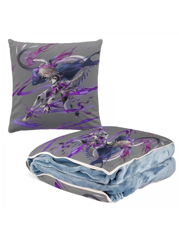Soft Anime 2 IN 1 Travel Blanket And Pillow Set Nintendo Fire Emblem kamui 38x38cm/150x180cm