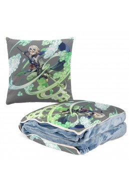 Fashion Anime 2 IN 1 Travel Blanket And Pillow Set Nintendo Fire Emblem kamui 38x38cm/150x180cm
