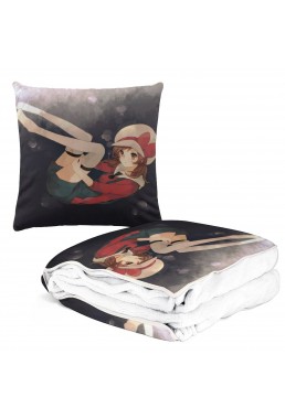 Anime 2 IN 1 Travel Blanket And Pillow Set Pokemon Kotone 38x38cm/150x180cm