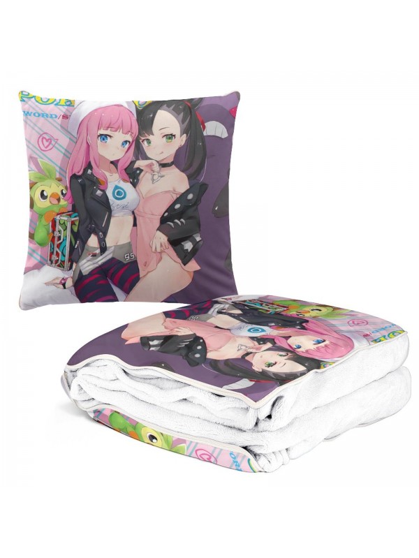 Anime 2 IN 1 Pillow Blanket Set Pokemon Mary 38x38cm/150x180cm