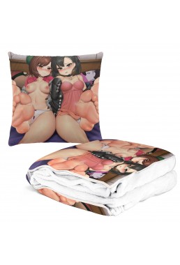 Anime 2 IN 1 Travel Blanket And Pillow Set Pokemon Mary 38x38cm/150x180cm