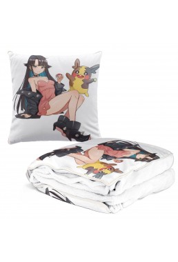 Anime 2 IN 1 Travel Blanket And Pillow Set Pokemon Mary 38x38cm/150x180cm