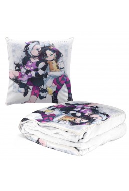 Anime Custom Throw Pillow & Blanket 2 In 1 Pokemon Mary 38x38cm/150x180cm