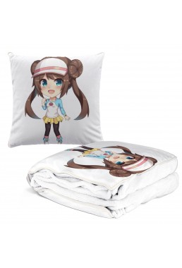 Anime 2 IN 1 Travel Pillow & Blanket Set Pokemon Mei 38x38cm/150x180cm